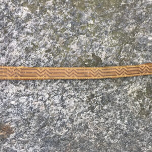20’S GOLD METALLIC CHEVRON BRACELET