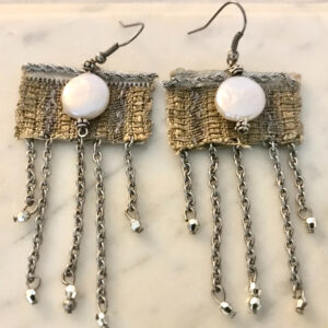 20’S PEARL CHAIN EARRINGS